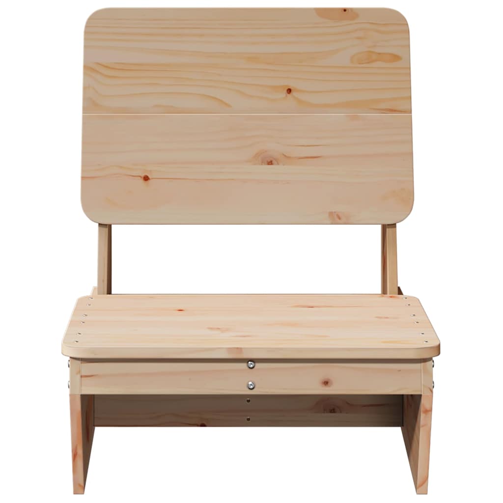 vidaXL Gartenstuhl 60x64x70,5 cm Massivholz Kiefer