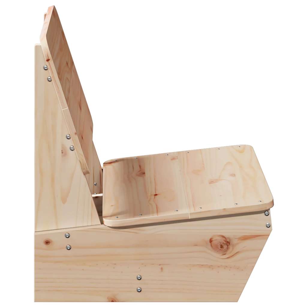 vidaXL Gartenstuhl 60x64x70,5 cm Massivholz Kiefer