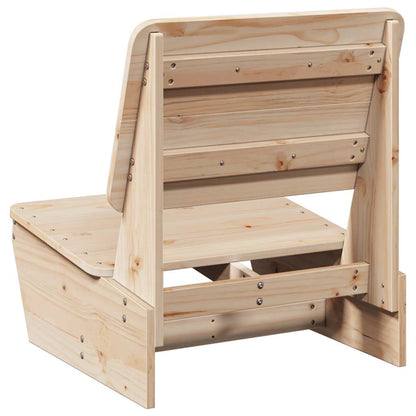 vidaXL Gartenstuhl 60x64x70,5 cm Massivholz Kiefer