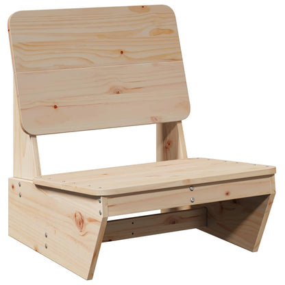 vidaXL Chaises de jardin 2 pcs 60x64x70,5 cm Bois de pin massif