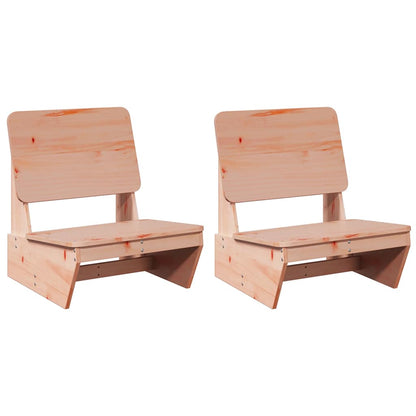 vidaXL Gartenstühle 2 Stk. 60x64x70,5 cm Massivholz Douglasie