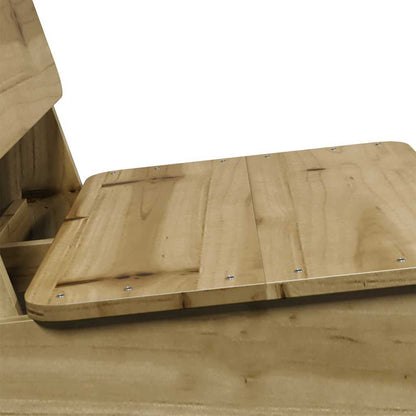 vidaXL Gartenstühle 2 Stk. 60x64x70,5 cm Kiefernholz Imprägniert
