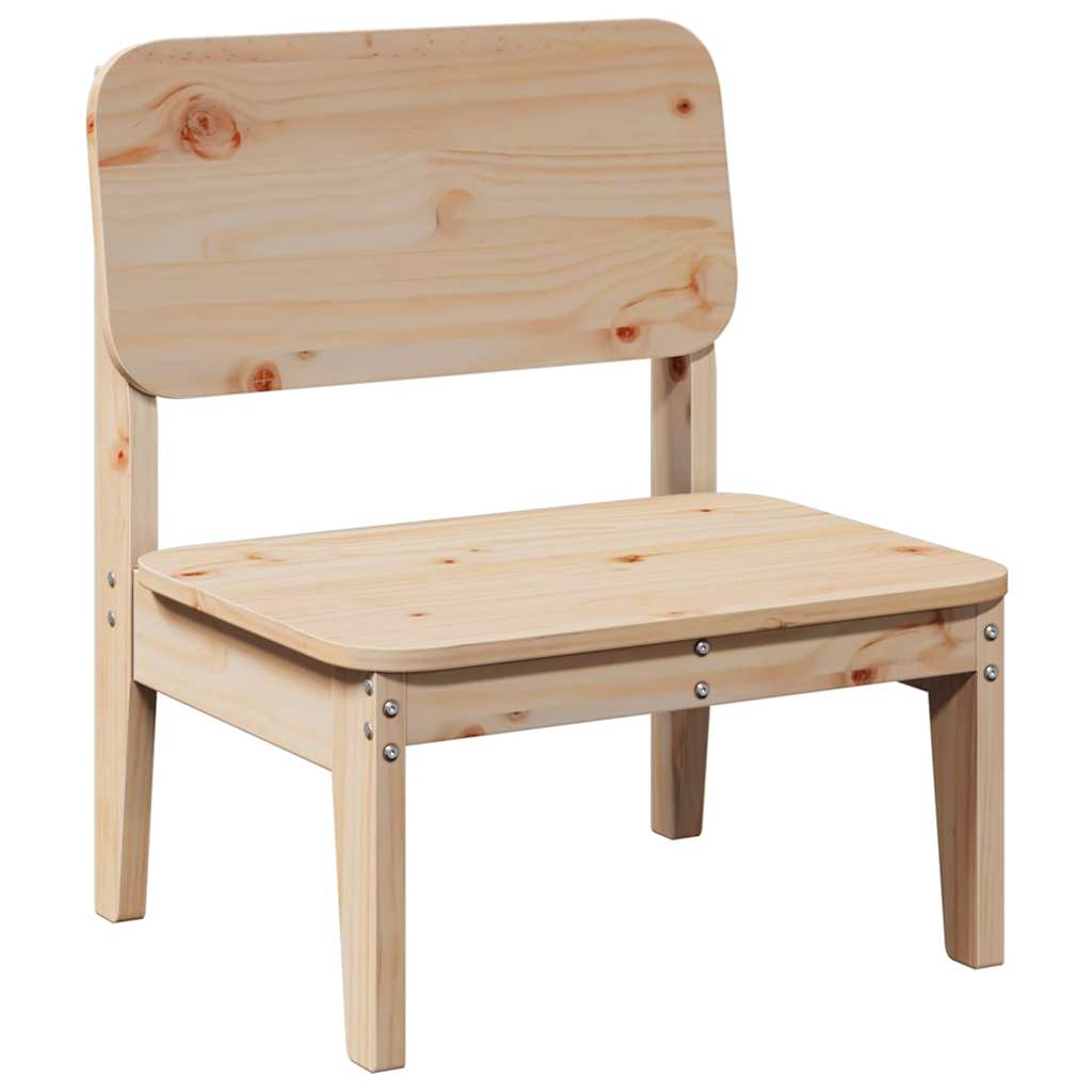 vidaXL Gartenstuhl 60x52,5x72 cm Massivholz Kiefer