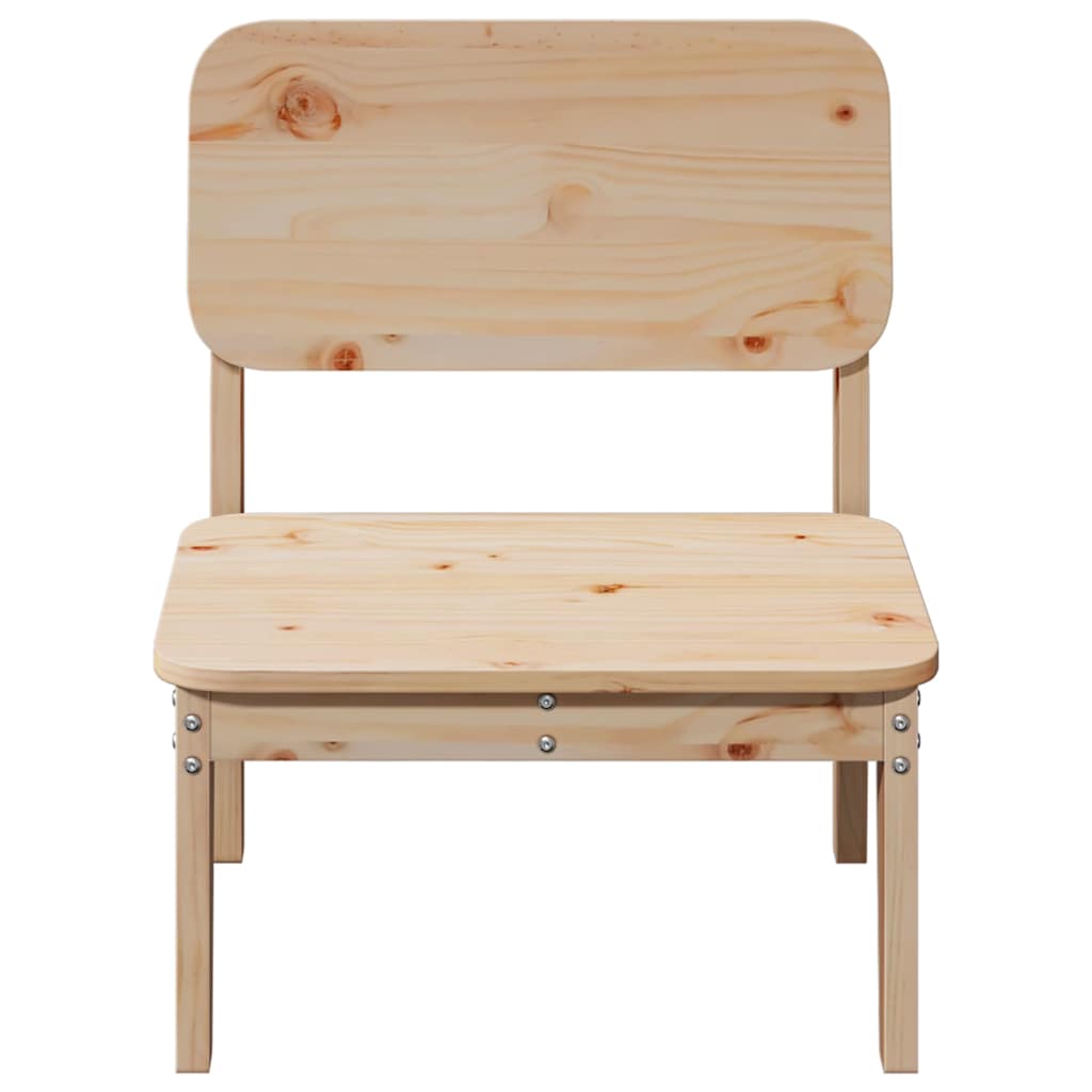 vidaXL Gartenstuhl 60x52,5x72 cm Massivholz Kiefer
