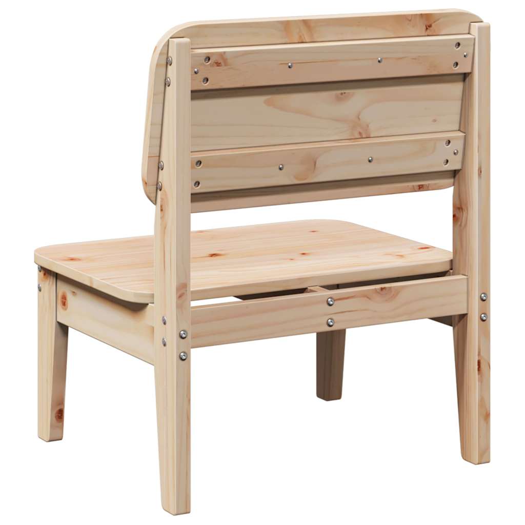 vidaXL Gartenstuhl 60x52,5x72 cm Massivholz Kiefer