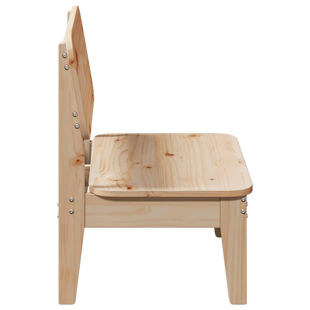 vidaXL Gartenstühle 2 Stk. 60x52,5x72 cm Massivholz Kiefer