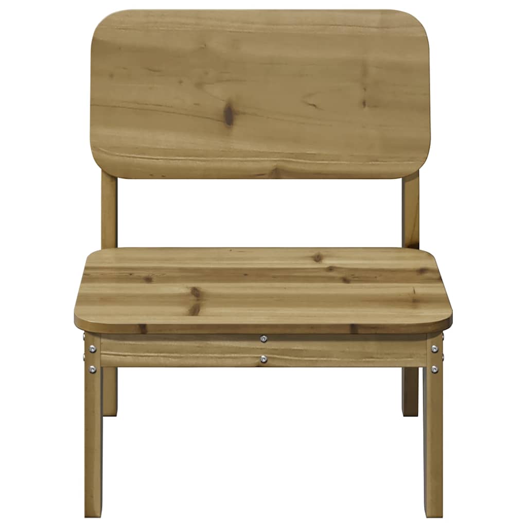 vidaXL Gartenstühle 2 Stk. 60x52,5x72 cm Kiefernholz Imprägniert