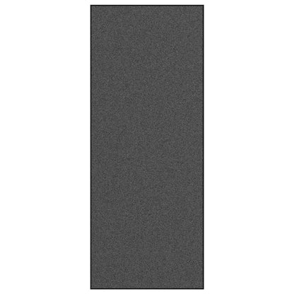 Fußmatte Anthrazit und Schwarz 120 x 300 cm Polyamid und PVC