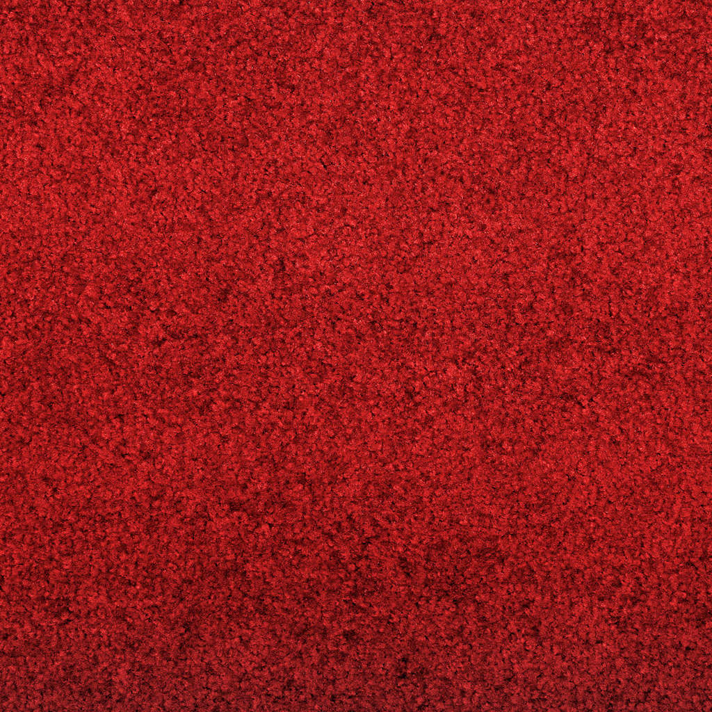 Fußmatte Rot und Schwarz 120 x 250 cm 100% Polyamid