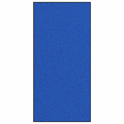 Fußmatte Blau und Schwarz 120 x 250 cm Polyamid und PVC