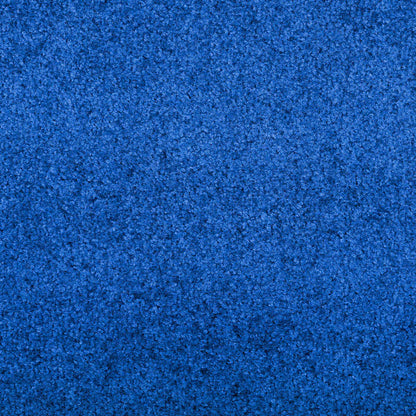 Fußmatte Blau und Schwarz 120 x 350 cm Polyamid und PVC