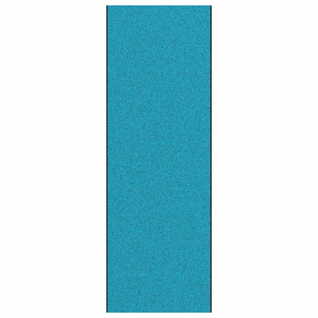 Fußmatte Cyan und Schwarz 120 x 350 cm Polyamid und PVC