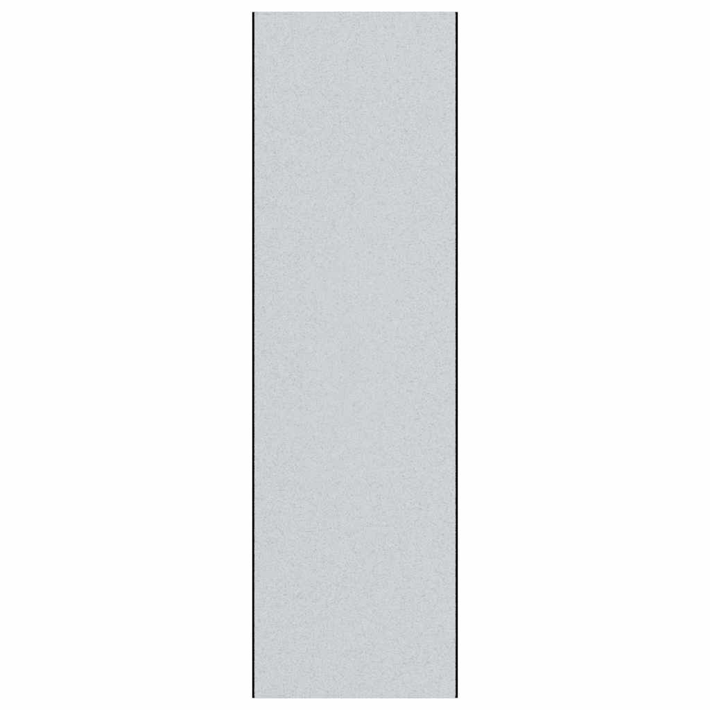 Fußmatte Grau und Schwarz 120 x 400 cm Polypropylen und Vinyl