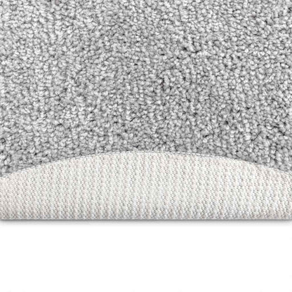 vidaXL Anti-Rutsch Shaggy Teppich Grau 90 x 90 cm PP