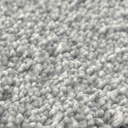 vidaXL Anti-Rutsch Shaggy Teppich Grau 120 x 120 cm PP
