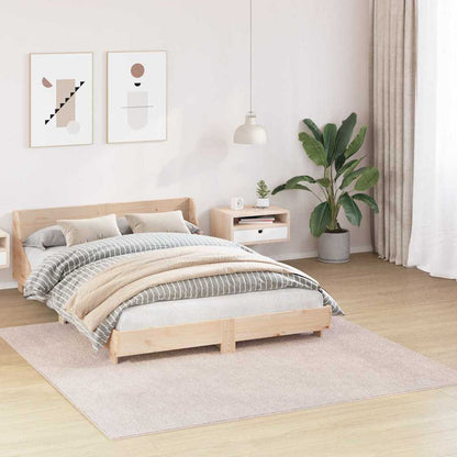 vidaXL Anti-Rutsch Shaggy Teppich Creme 200 x 200 cm PP
