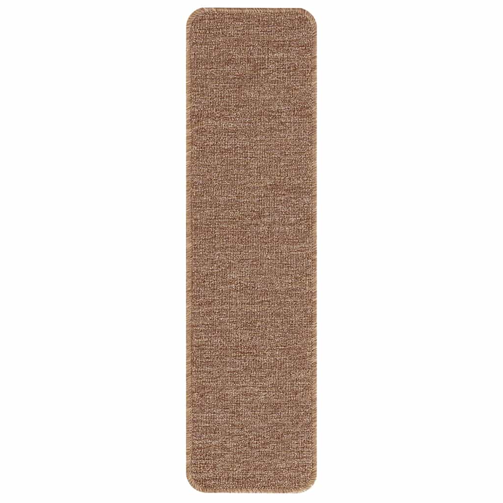 Rutschfeste Treppenmatten 15 pcs Gelb 75 x 20 cm PP