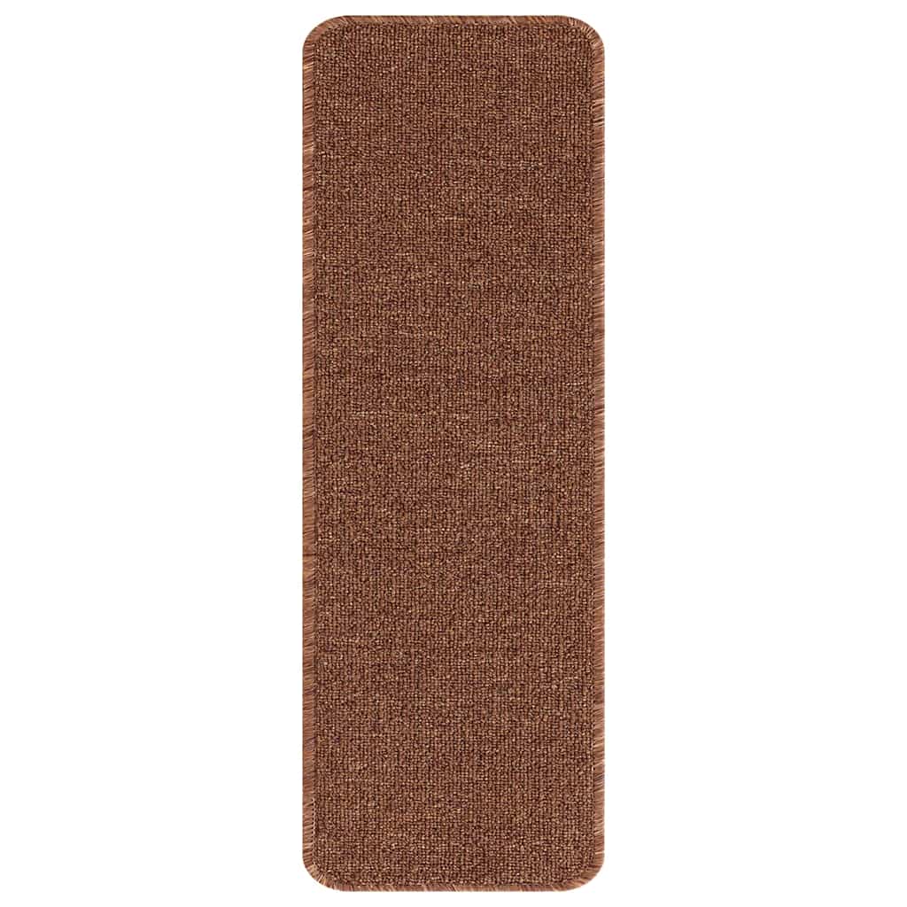 Rutschfeste Treppenmatten 15 pcs Gelb 60 x 25 cm PP