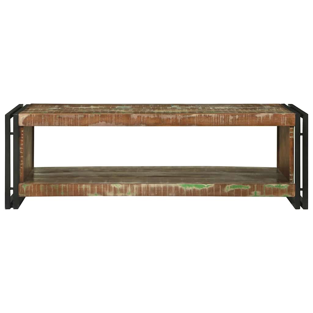 vidaXL Couchtisch 120 x 50 x 38 cm Massives upgecyceltes Holz