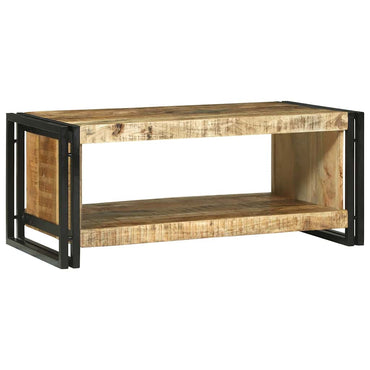 vidaXL Couchtisch Braun 90 x 50 x 38 cm Massivholz Mango