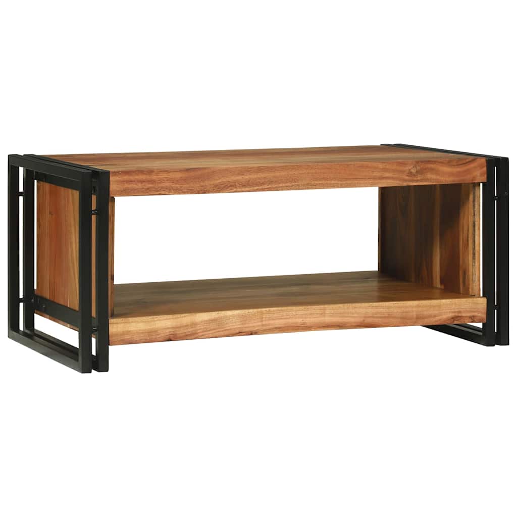 vidaXL Couchtisch Braun 90 x 50 x 38 cm Massivholz Akazie