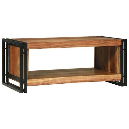 vidaXL Couchtisch Braun 90 x 50 x 38 cm Massivholz Akazie