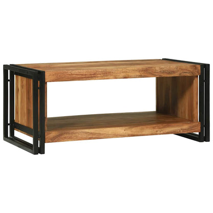 vidaXL Couchtisch Braun 90 x 50 x 38 cm Massivholz Akazie