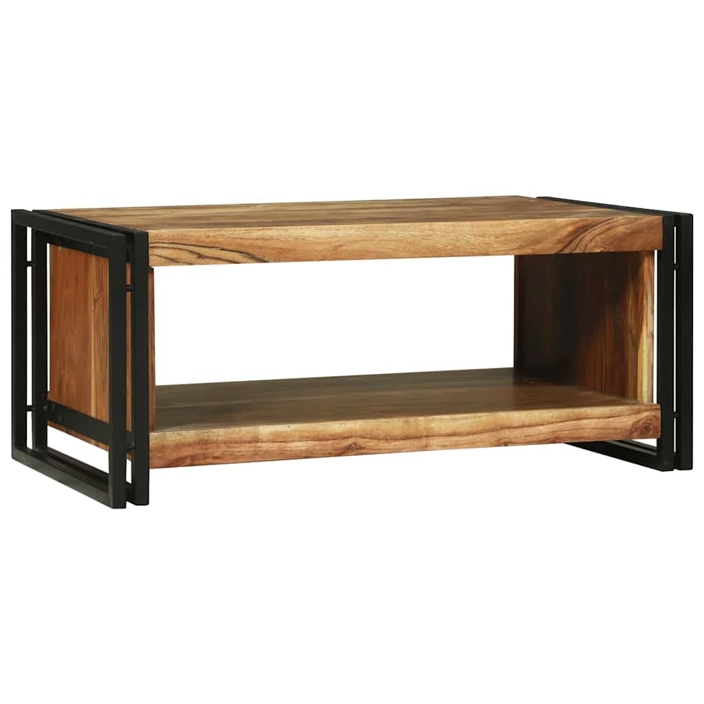 vidaXL Couchtisch Braun 90 x 50 x 38 cm Massivholz Akazie