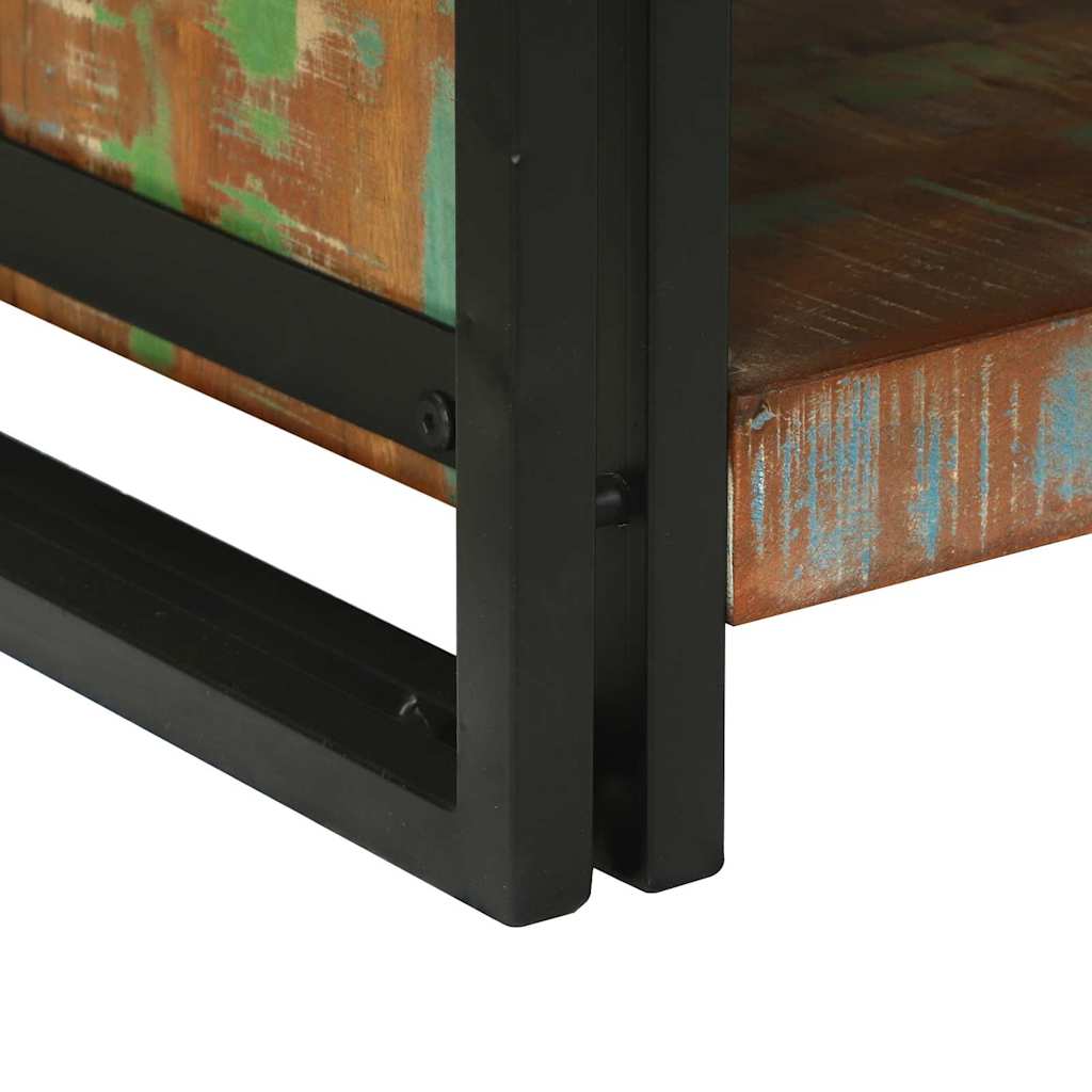 vidaXL Couchtisch 90 x 50 x 38 cm Massives upgecyceltes Holz