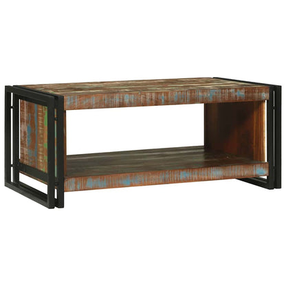 vidaXL Couchtisch 90 x 50 x 38 cm Massives upgecyceltes Holz