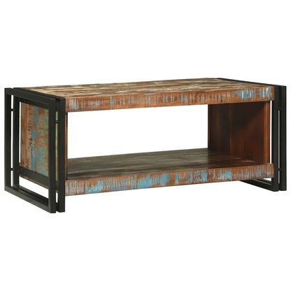 vidaXL Couchtisch 90 x 50 x 38 cm Massives upgecyceltes Holz