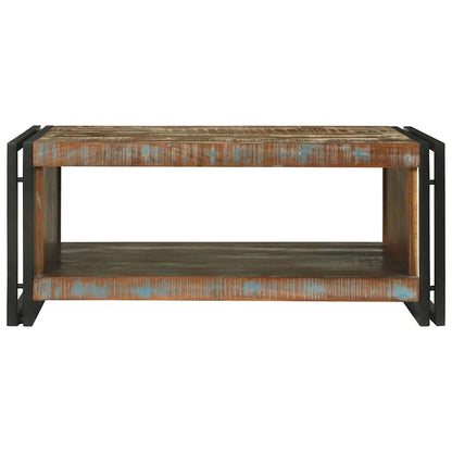 vidaXL Couchtisch 90 x 50 x 38 cm Massives upgecyceltes Holz