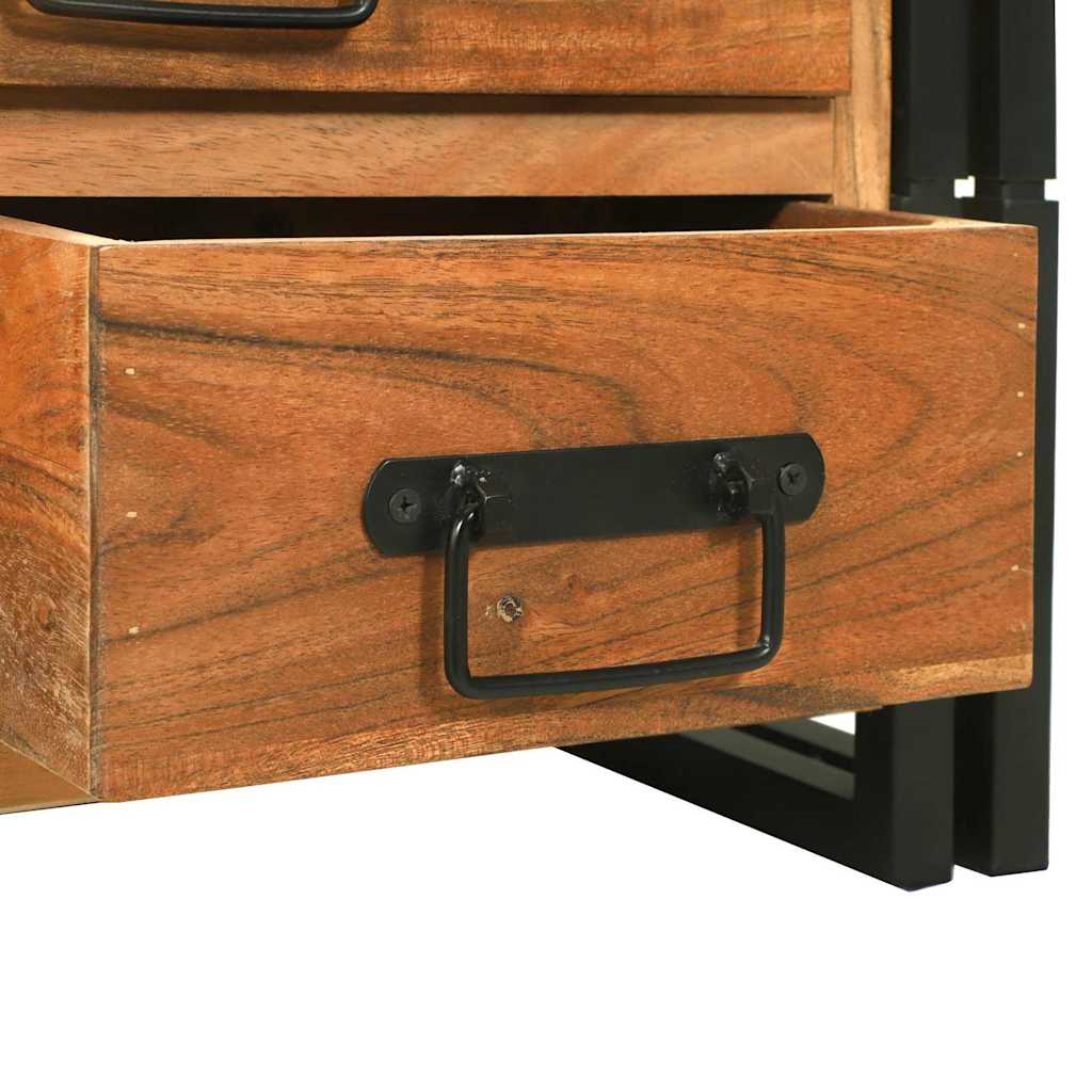vidaXL Couchtisch Braun 90 x 50 x 38 cm Massivholz Akazie