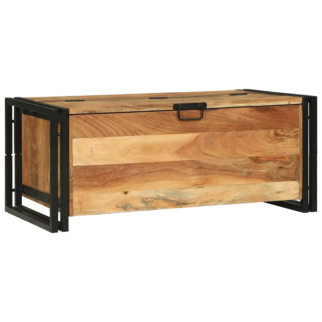 vidaXL Couchtisch Braun 90 x 50 x 38 cm Massivholz Akazie
