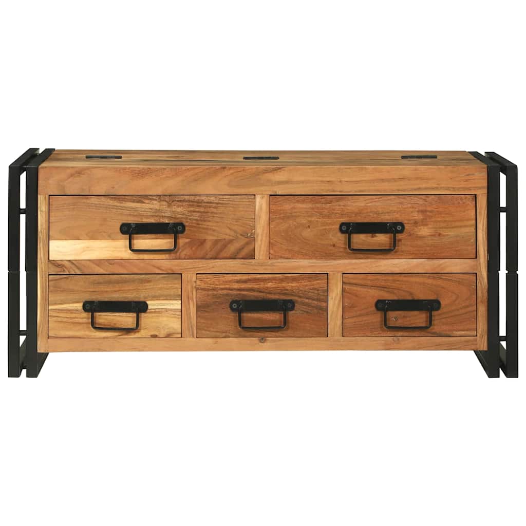 vidaXL Couchtisch Braun 90 x 50 x 38 cm Massivholz Akazie