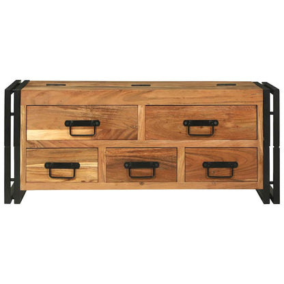 vidaXL Couchtisch Braun 90 x 50 x 38 cm Massivholz Akazie