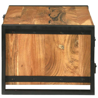 vidaXL Couchtisch Braun 90 x 50 x 38 cm Massivholz Akazie