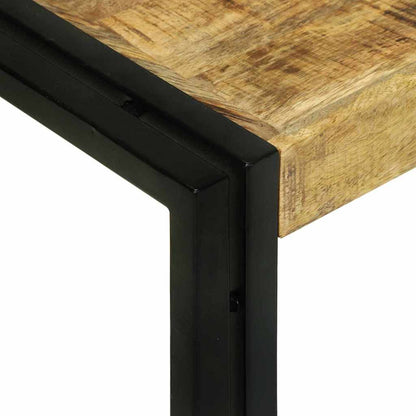 vidaXL Nestingtisch 3 pcs Massives Mango Holz und Metall