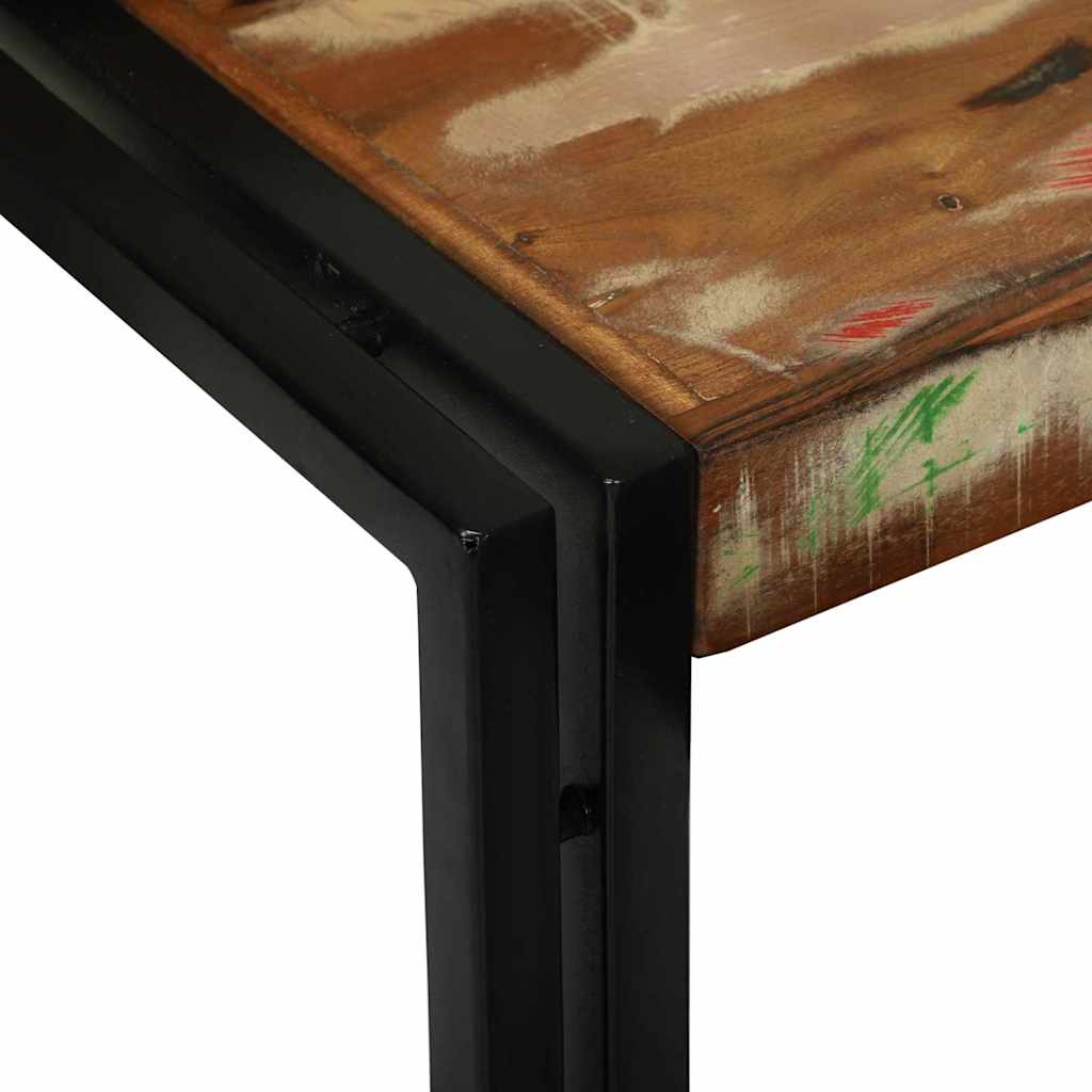 vidaXL Nestingtisch 3 pcs Massives Recyclingholz und Metall