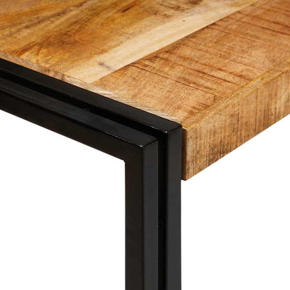 vidaXL Nestingtisch 3 pcs Massives Mango Holz und Metall