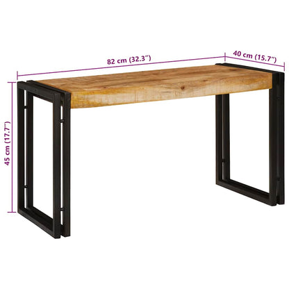 vidaXL Nestingtisch 3 pcs Massives Mango Holz und Metall