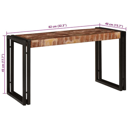 vidaXL Nestingtisch 3 pcs Massives Recyclingholz und Metall