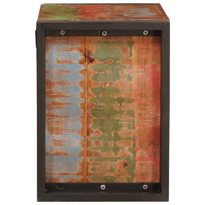 Weinregal Braun 100 x 45 x 33 cm Massives Altholz