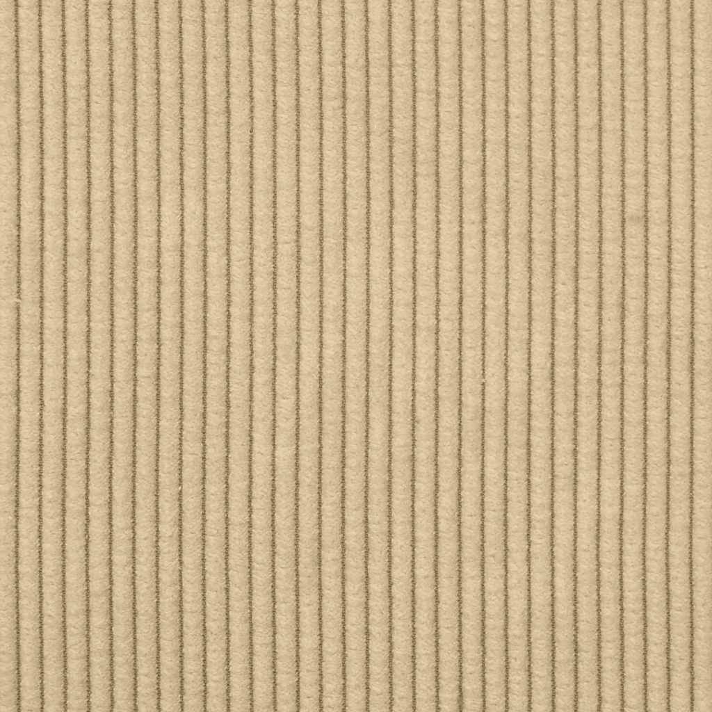 vidaXL Modulares Sofa mit Fußhocker Kissen Cordstoff Graugrün