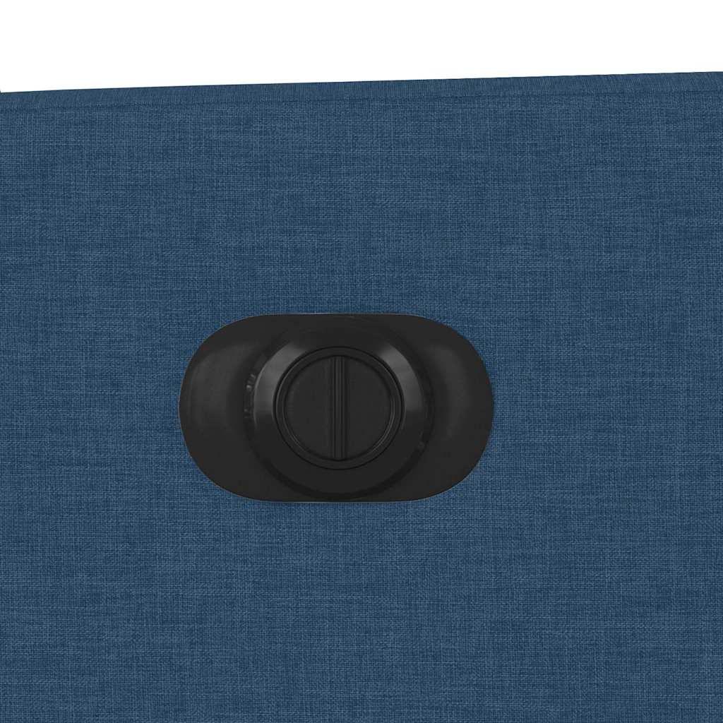 vidaXL Massagesessel Elektrisch Blau Stoff