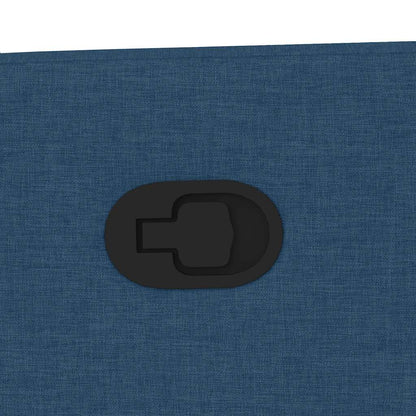 vidaXL Massagesessel mit Aufstehhilfe Blau Stoff