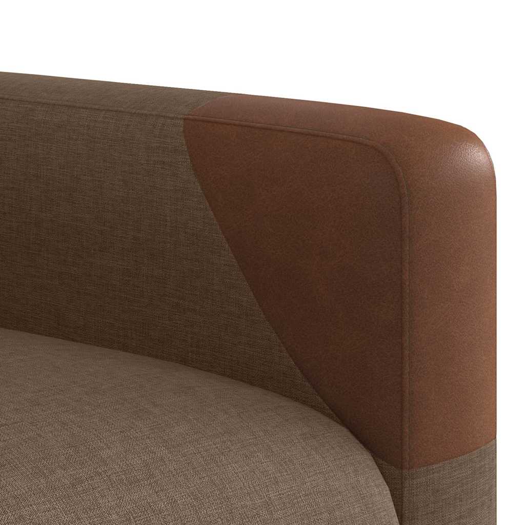 vidaXL Relaxsessel mit Aufstehhilfe Elektrisch Braun Stoff