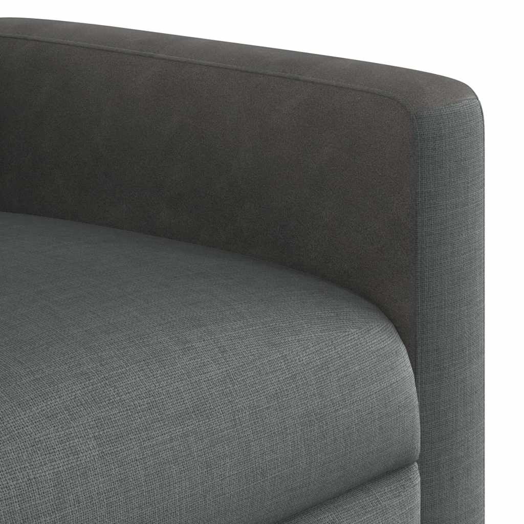 vidaXL Relaxsessel Elektrisch Dunkelgrau Stoff