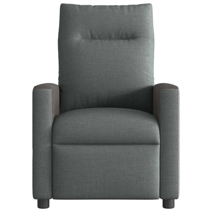 vidaXL Relaxsessel Elektrisch Dunkelgrau Stoff