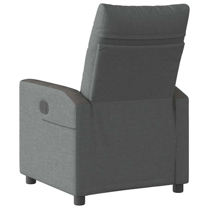 vidaXL Relaxsessel Elektrisch Dunkelgrau Stoff
